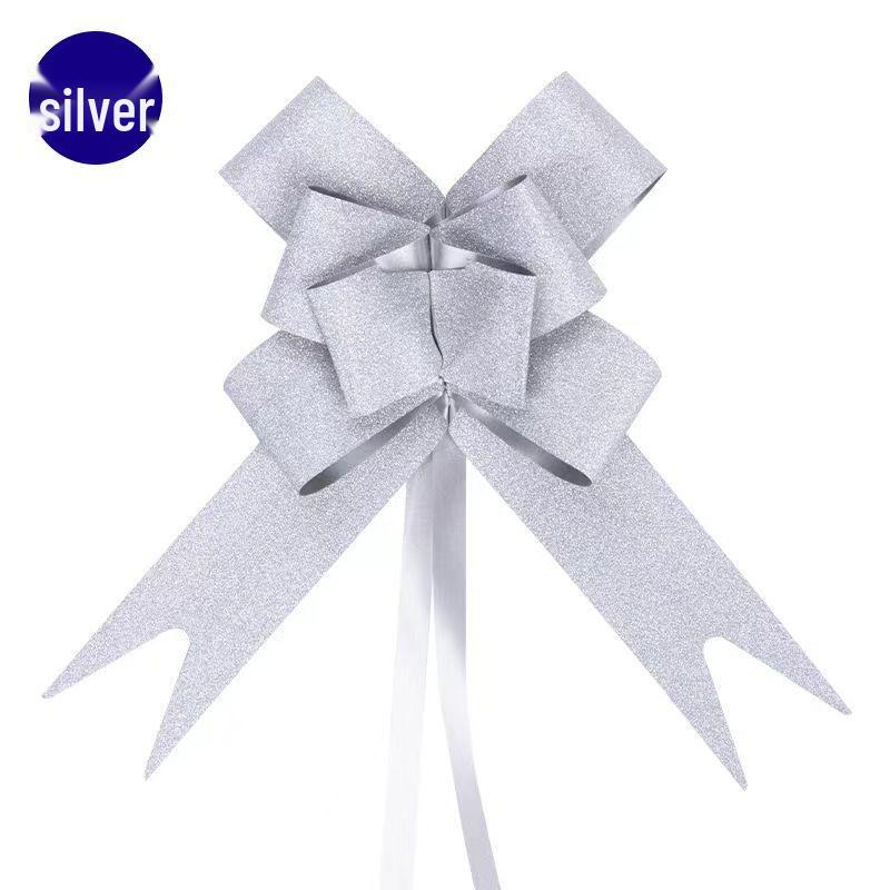 Shiny Double-Sided Red Ribbon Bow for Weddings, Gifts, and Events