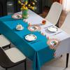 Baby Elephant Pvc Tablecloth Waterproof And Oil-Proof Leave-In Tablecloth Atmosphere Dining Table Cloth Dining Mat