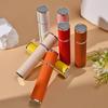 10ml Lambskin Leather Perfume Atomizer with Glass Vial, Refillable Luxury Travel Spray Bottle Leak-Proof Design