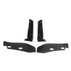 Pair of Front Bumper Corner Spoiler Black Prevent Collision Front Side Corner Winglet for Mustang GT500 2014 To 2021