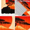 2D Flat Printing 2pcs Curtain Party Curtain Sunset Over Mount Fuji Digital Printed Polyester Drapes Festive Curtains Perfect for