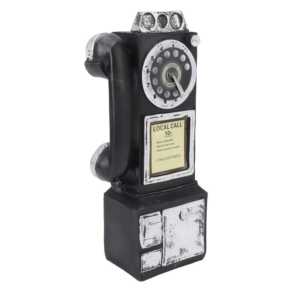 Decorative Phone Model Fashionable Classic Vintage Exquisite Resin Telephone Model Decoration for