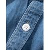 Long Sleeves American Minimalist Autumn Casual Denim Shirt
