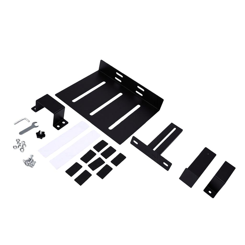 Under Desk PC Mount No Drill Installation Adjustable PC Holder 20kg Load Capacity for Home Office