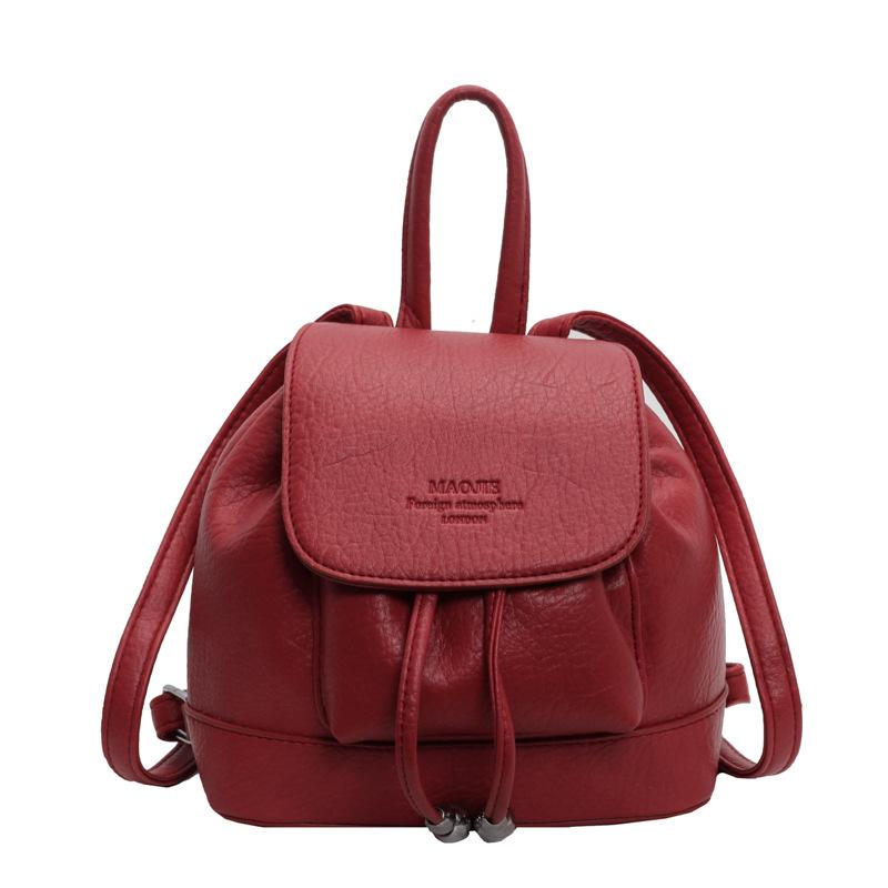Backpack Women's New Fashion Backpack Versatile Portable Bucket Bag