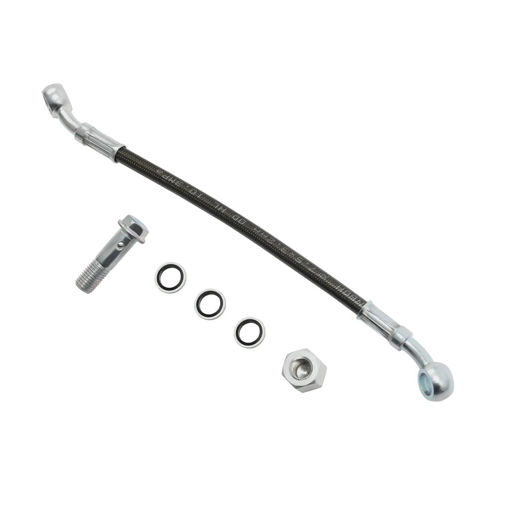 Universal Motorcycle 25cm Brake Hose Line Extend Connector Spare Parts