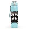 1PC Masked Raccoon Wild Animal Cartoon Print 750ml Color Plastic Sports Water Bottle Leakproof Flip Straw Lid Suitable for Sports Office Home Use