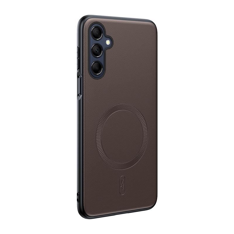 For Samsung S24 Plus Case Magnetic Leather Shield Cover For Samsung S24 Plus Anti-Fingerprint Non-Slip PC+TPU