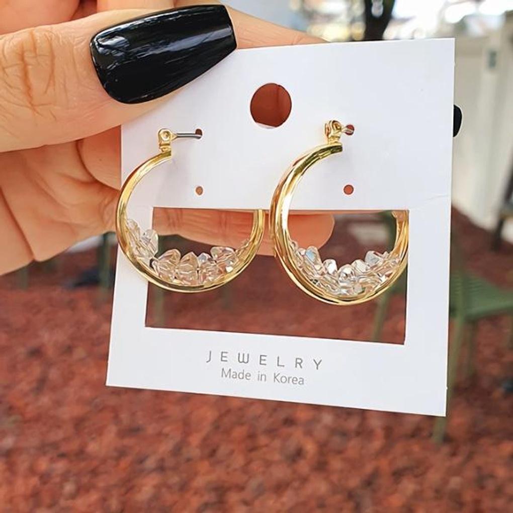 Women's Pacific Ring (Sparkling Beach Earrings)