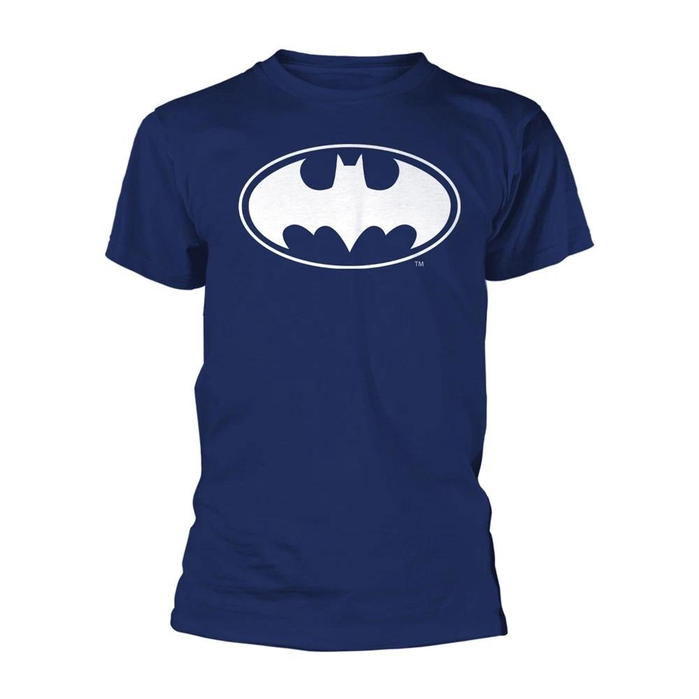 Batman White Official Logo Mens Unisex T-Shirt 3XL