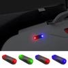 4pcs Solar Powered Dummy Car Alarm, Fake LED Flashing Car Alarm To Prevent Solar