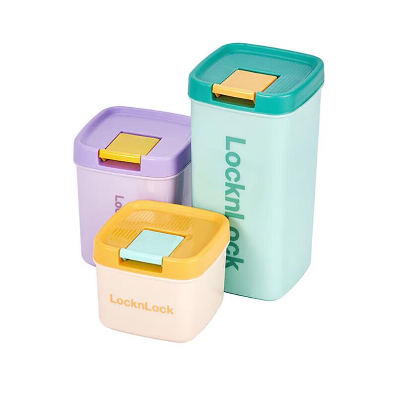 

LocknLock Playful Plastic Sealed Container 3-Piece Set