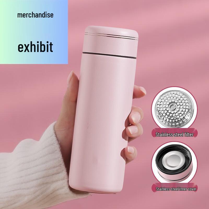 MRSIKEY Mini Portable Stainless Steel Thermos Cup 2-Pack
