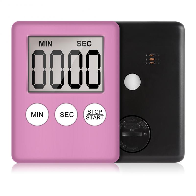 Magnet Kitchen Cooking Timers LCD Digital Screen Kitchen Timer Square Cooking Timer Count Up Countdown Alarm Clock For Kitchen