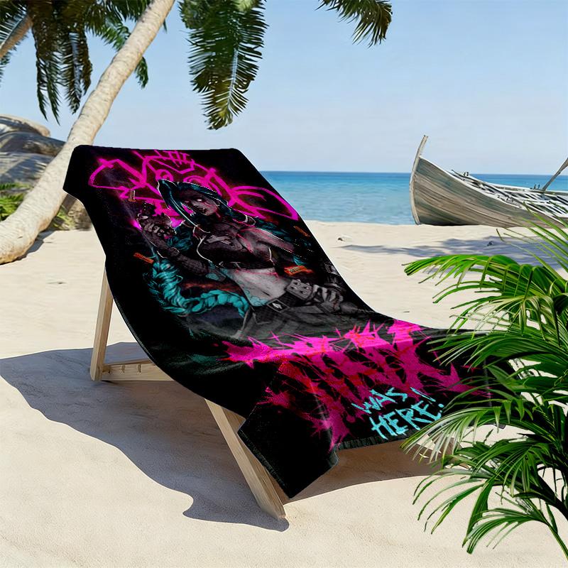 Fantasy Warriors Unite beach towel beach Beach towel for vacation photos seaside Outdoor pool towel Absorbent bath towel Fashion Comfort