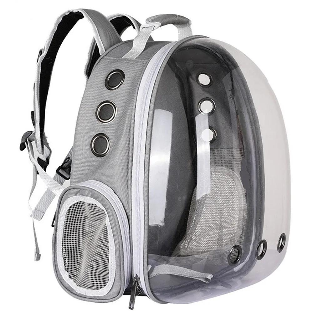 Comfortable Transparent Pet Cat Carrier Clear Dome Space Capsule Pet Carrying Bag Breathable Pet Handbag Pet Travel