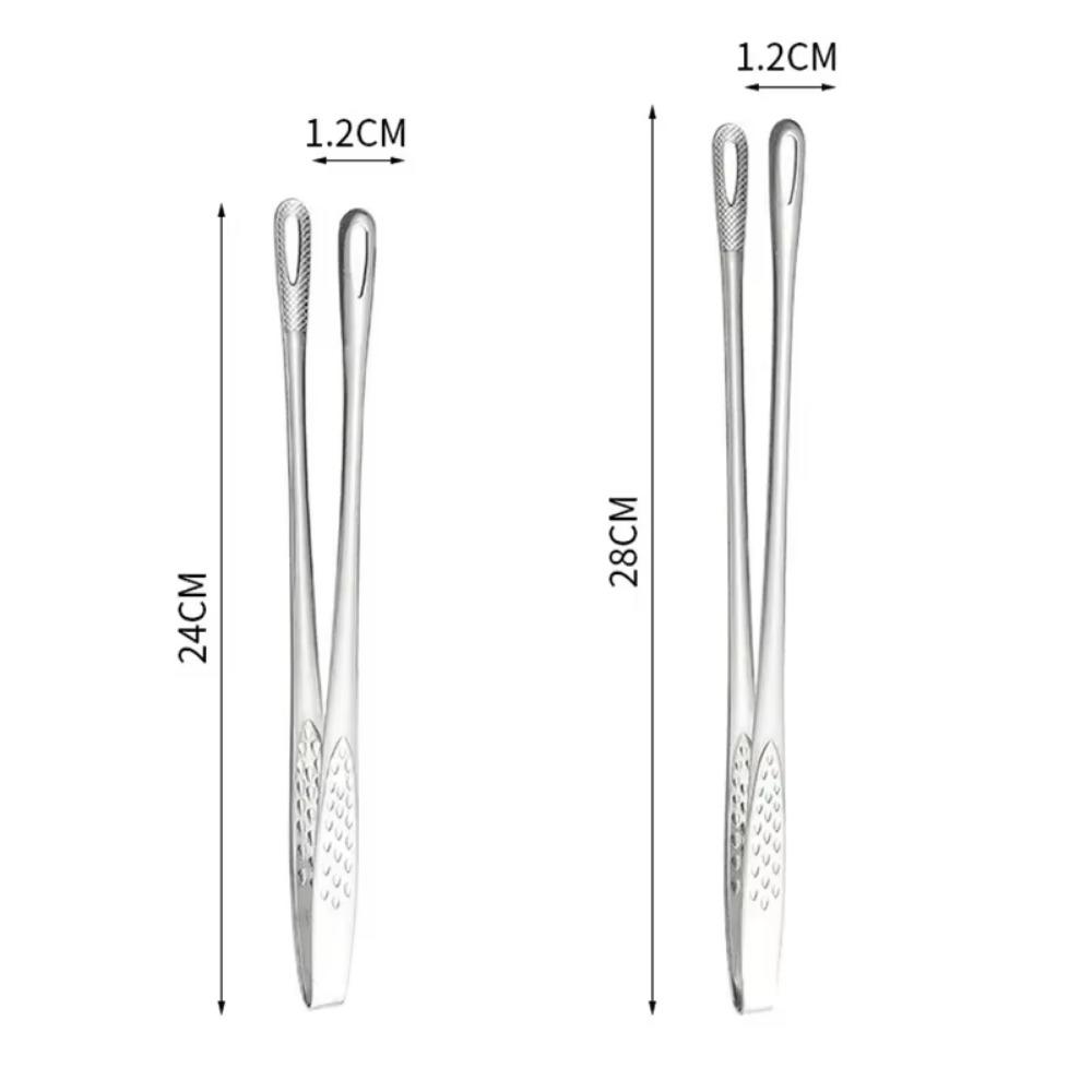 Economic Kitchen Tongs Stainless Steel Barbecue Tongs Clip BBQ Grill Meat Tongs Cooking Tweezers for Food Utensils Kitchen Tools