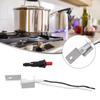 BBQ Grill Ignitor Set Cooking Cookware Push Button Igniters Black Wire Compatible Push Button Igniters White Wire