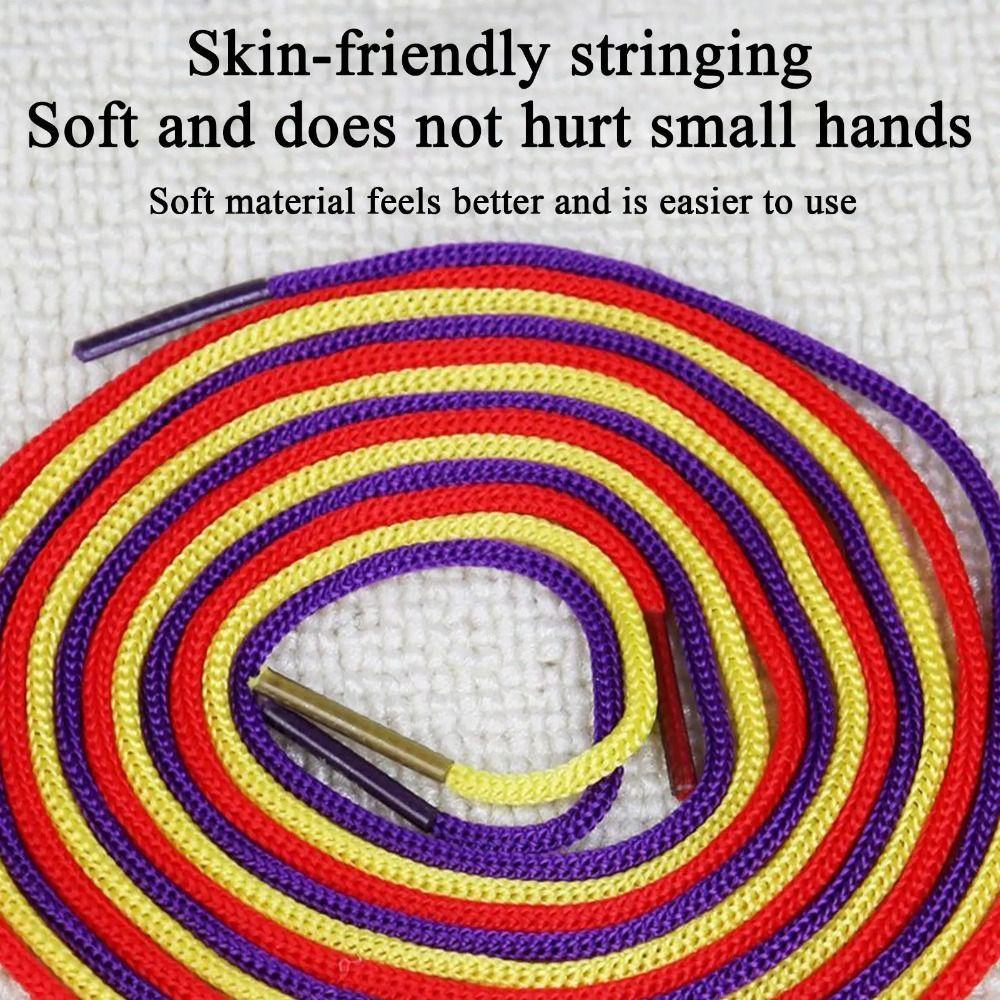 Interaction Montessori Wooden Rope Board Thinking Training Graphical Educational Toys  Social Games