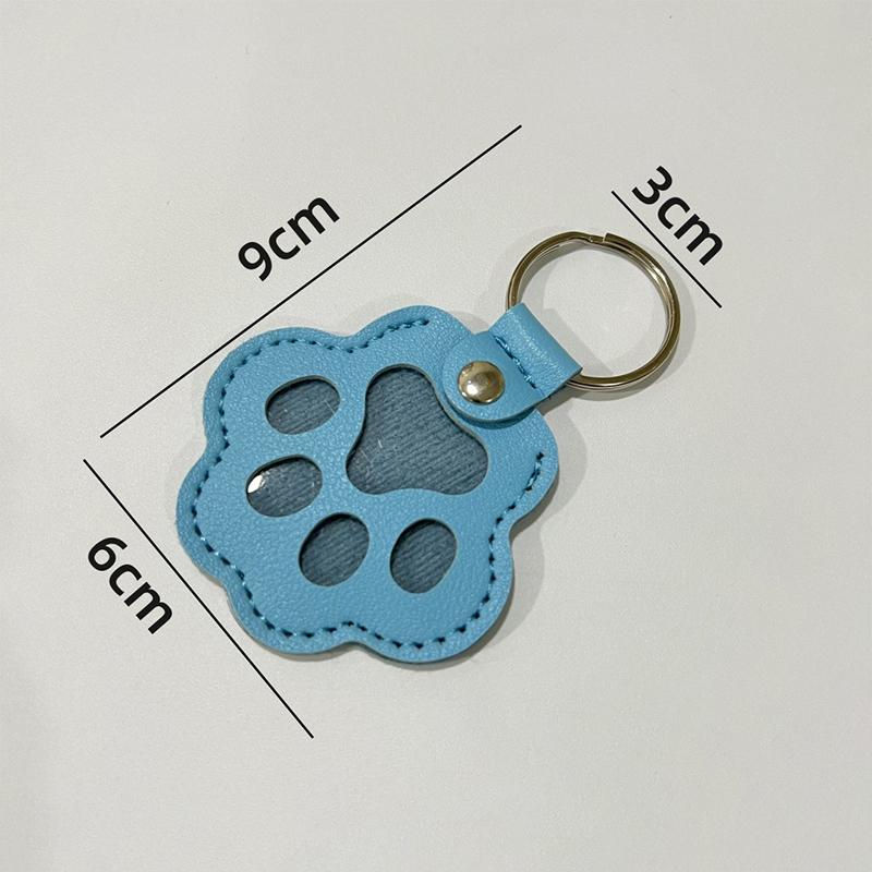 3Pc Cute Cute Cat Claw Keychain Creative Puppy Pet Hair Storage Bag Keyring Kitty Dogs Paw Pendant Bag Hanging