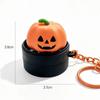 Press Button Fidget Keychain Pumpkin Shape Prank Toy Joke Quotes Pumpkin Keychain  Kids Adults