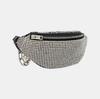 [Pre-Owned] Attica Series Adjustable Rhinestone Chain Internal Leather Logo Decoration Cowhide And Sheepskin Mini Shoulder Crossbo - Very Good #GCYV54