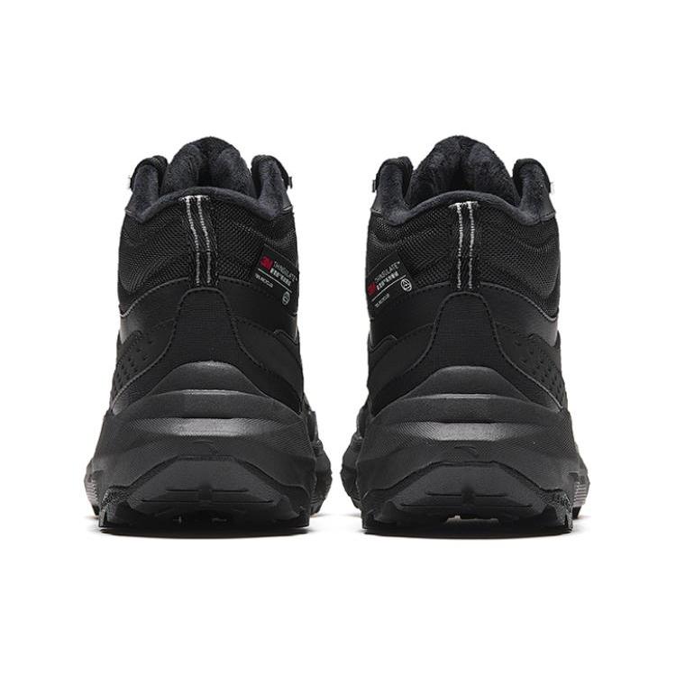 Anta High top Cushioning, Wear Resistant Outdoor Shoes Women's Black 122418982-2