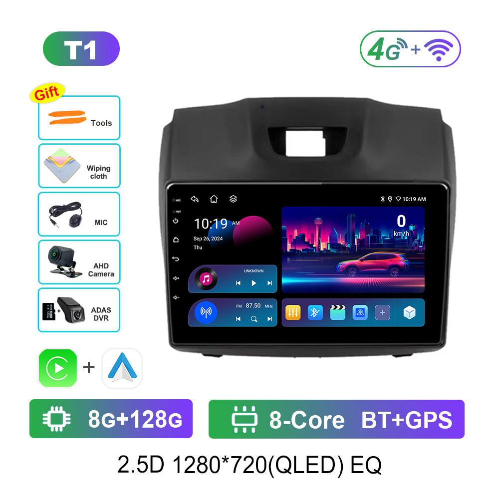 For Chevrolet Holden S10 TRAILBLAZER COLORADO ISUZU DMAX Car Radio Multimedia Player Android System DSP Stereo QLED Screen WiFi