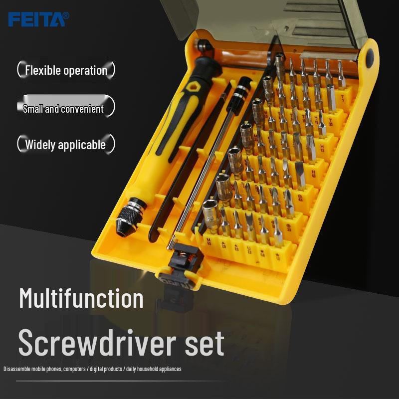 Multi-Functional Screwdriver Set: Flathead, Phillips, Torx, Hex for Phone Repair