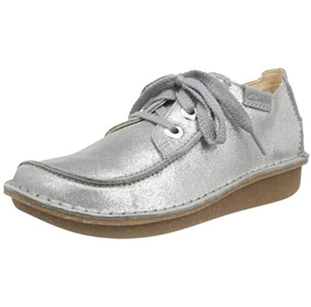 

Женские полуботинки Clarks Funny dream серые металлик 35 ½