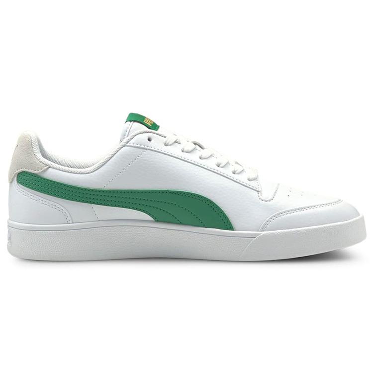 PUMA Unisex Shuffle Sneakers White/Green