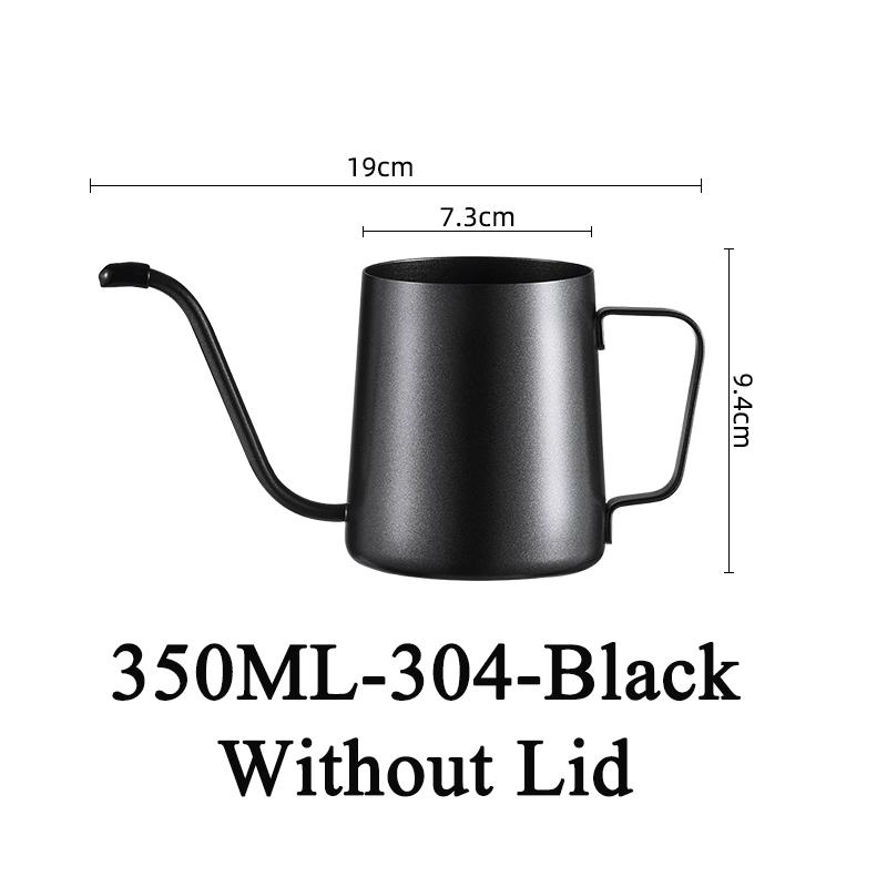 Coffee Pot Handmade Coffee Brewing Pot Goose Neck Long Spout Ear Hanging Pot Coffee Utensils Household Kitchen Teapot