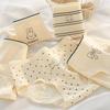 Ladies' Breathable Cartoon Cotton Underwear - Comfortable Antibacterial Waistband Triangle Pants