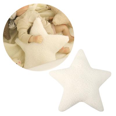 Solid Plush Nursery Decoration Star Shape Baby Pillow Props Plush Warm Posing Pillow Cushion for Newborn Photography