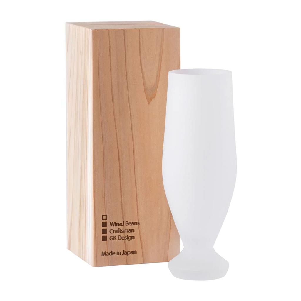 Wired Beans Le Series Beer a Lifelong In a Japanese Cedar Box Tre Glass, Companion, 470ml, (Le Frost)