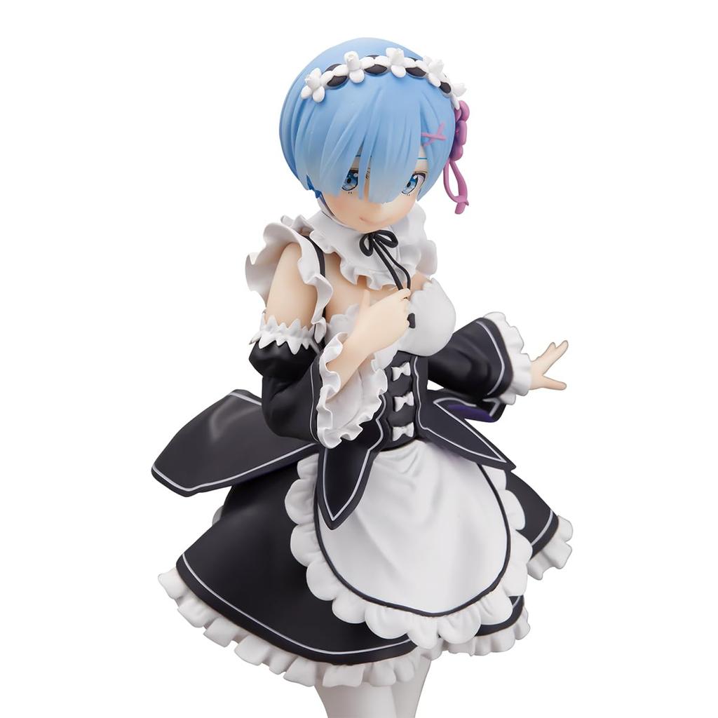 Banpresto Starting Life in Another World Rem Glitter Glamours Figure ReZero - (Maid ver.) &