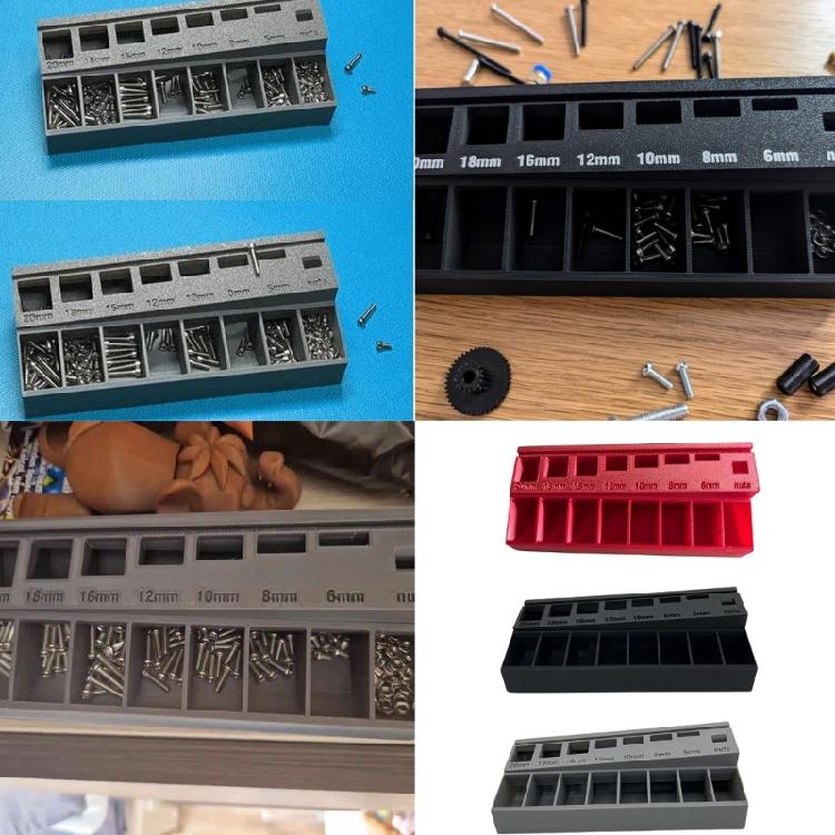 Accuracy Stereoscopic Published Screw Classification Tray with Condensed for Garage Tool Organization and Storage