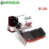Maxsun Full New Desktop R5 220 1GB GDDR3 Graphics Cards 64bit HDMI-compatible VGA DVI PC Computer Games Video Card