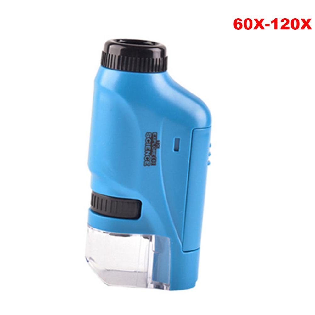 1000x Kid Microscope Lab Digital Microscopes 2 Inch IPS Screen Electronic Magnifier Camera with 8 LED Light Photo Video Function