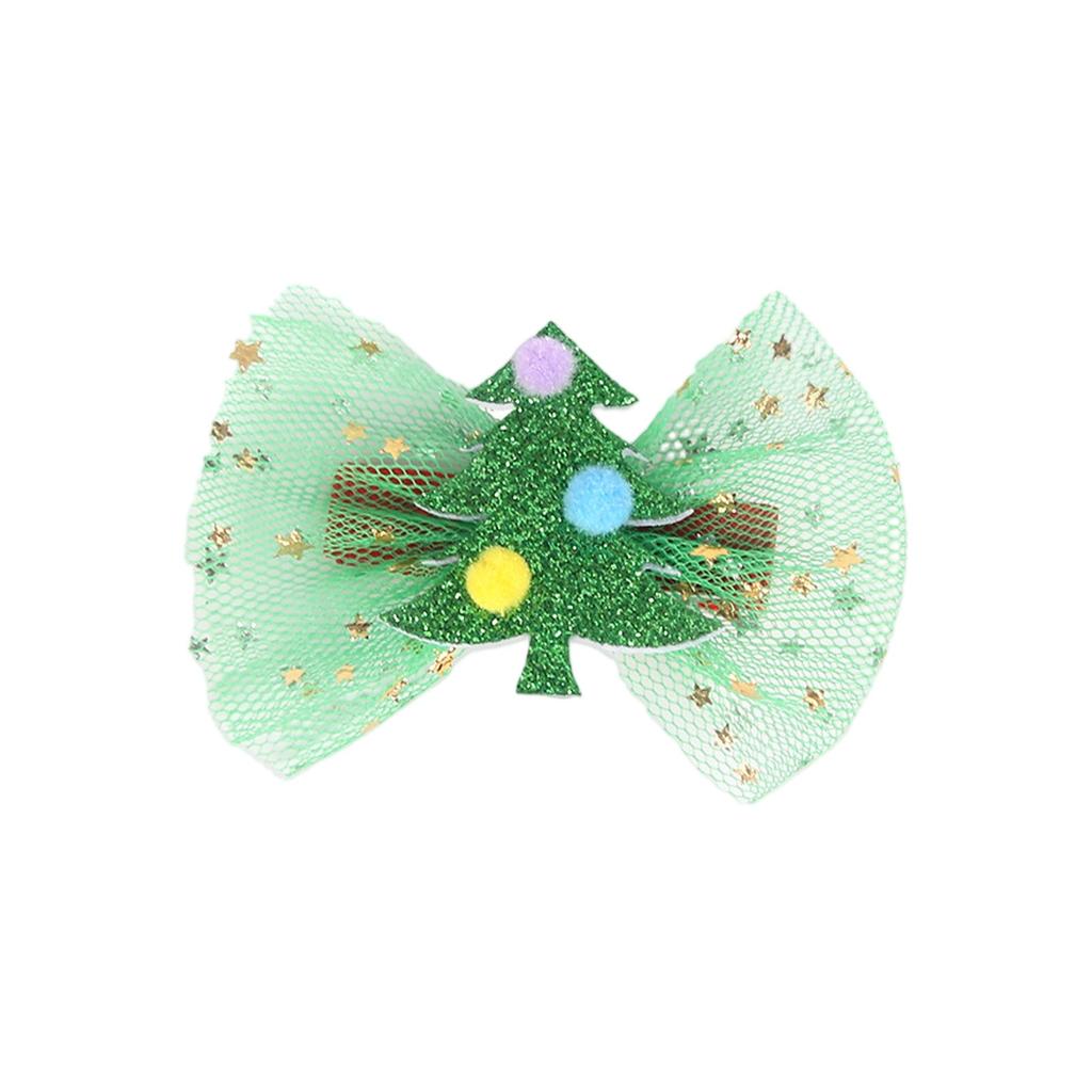 Christmas Hair Accessories, Mesh Bow Hairpins, Christmas Party Decorations, Snowflake Elk Hairpin Headdresses.