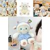 Plush Sheep Toy With Dot Patterned Clothing Decor For Kids Birthday Gift