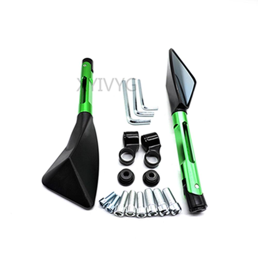 CNC ALUMINUM custom motorcycle rearview Side mirrors 8mm 10mm For KAWASAKI z750 NINJA250 HONDA R1 R6 FZ6 SUZUKI YAMAHA