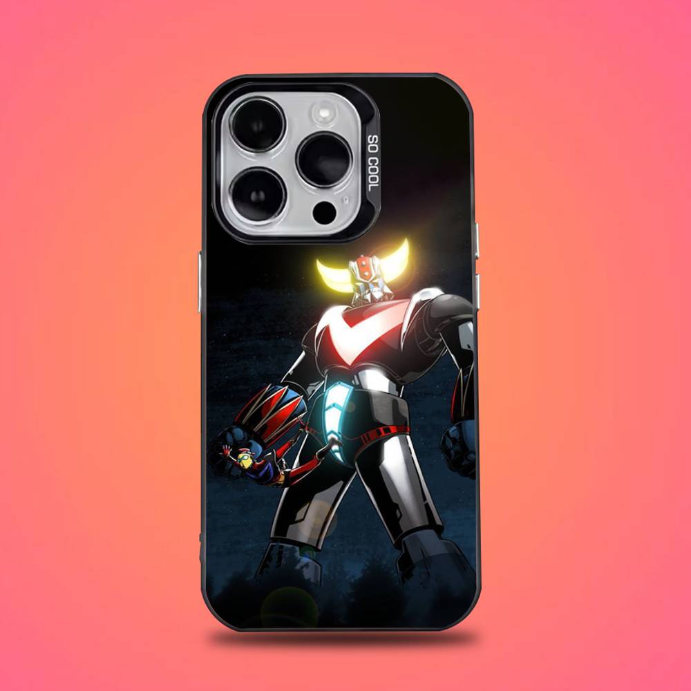 

UFO Robot G-Goldorak Phone Case For iPhone 16,15,14,13,12,11,Pro,Max,Plus,Mini,XS,SE Anti Fall Black Matte Hard Bumper iphone14plus