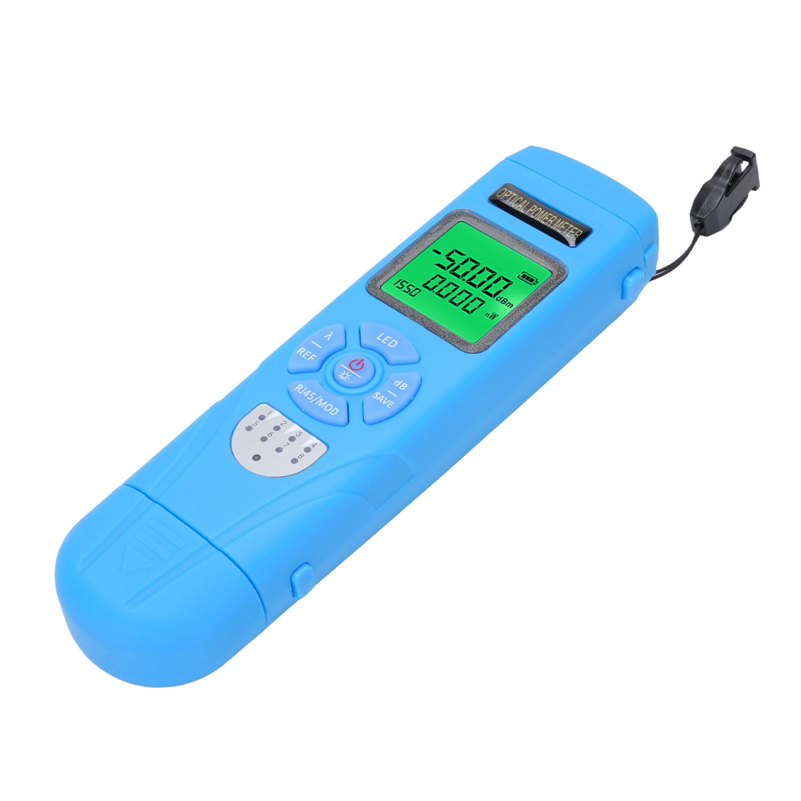 

Измеритель оптической мощности от -50 до +26 дБм Тестер мощности оптического волокна с тестом RJ45 LED