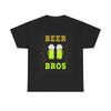 Beer Bros Graphic T Shirt Funny Gift Jokes Hilarious Unisex Heavy Cotton Tee