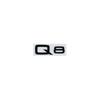 3D Black/Silver ABS Emblem for Audi Q2/Q3/Q4/Q5/Q6/Q7/Q8 - Numbers & Letters Fender/Trunk/Rear Logo Sticker