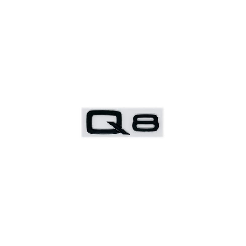 3D Black/Silver ABS Emblem for Audi Q2/Q3/Q4/Q5/Q6/Q7/Q8 - Numbers & Letters Fender/Trunk/Rear Logo Sticker