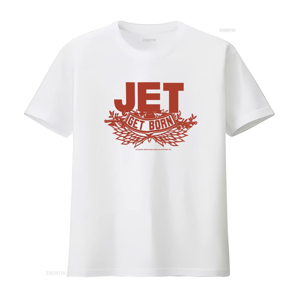 Vintage 2000s Jet Get Born Deadstock Alternative Rock Band T Shirt Rare Xl Vintage Casual Top For Everyday Wear
