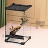 Horned Frog & Gecko Front-Opening Terrarium: Rainforest Glass Tank for Reptiles, Crabs, & Tree Frogs