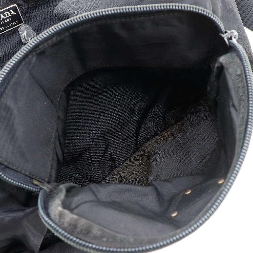 Prada Backpack Daypack Black Nylon Women Used